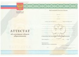 Аттестат за 9 класс 2011-2012 в Воронеже